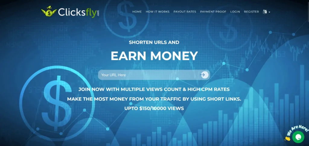 Earn money shortening links with Clicksfly Earn money shortening links with Clicksfly