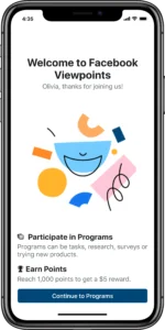 Earning Methods on Facebook (Meta) Viewpoints Earning Methods on Facebook (Meta) Viewpoints