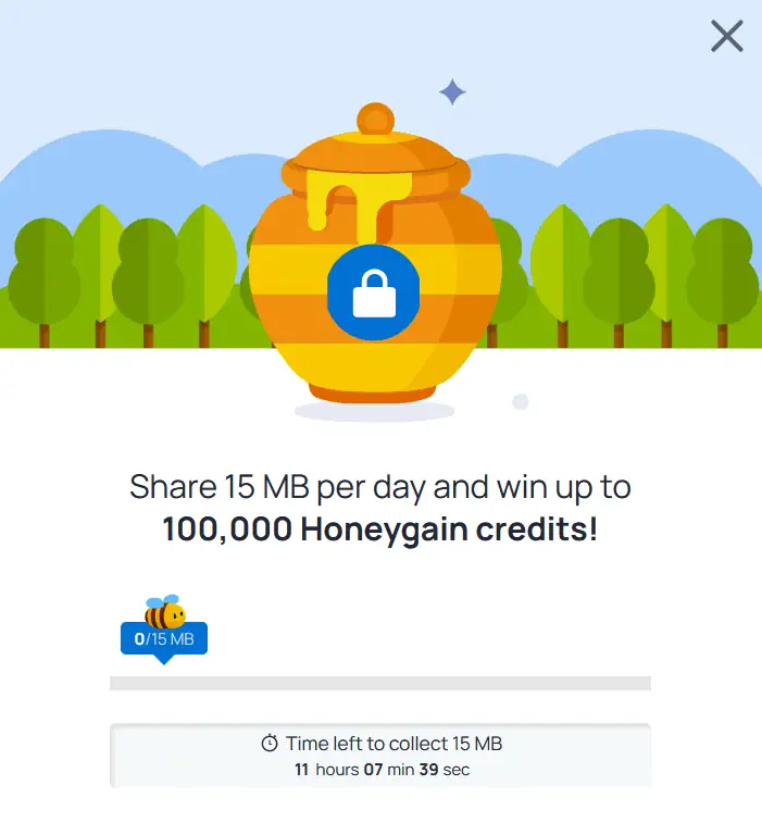 Honeygain Lucky Pot rewards