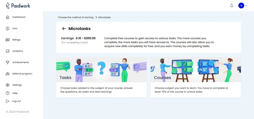 Paidwork Microtasks Overview Paidwork Microtasks Overview
